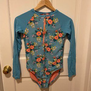 Long-sleeved swim suit/rashguard Girls size 14/16 Cat and Jack